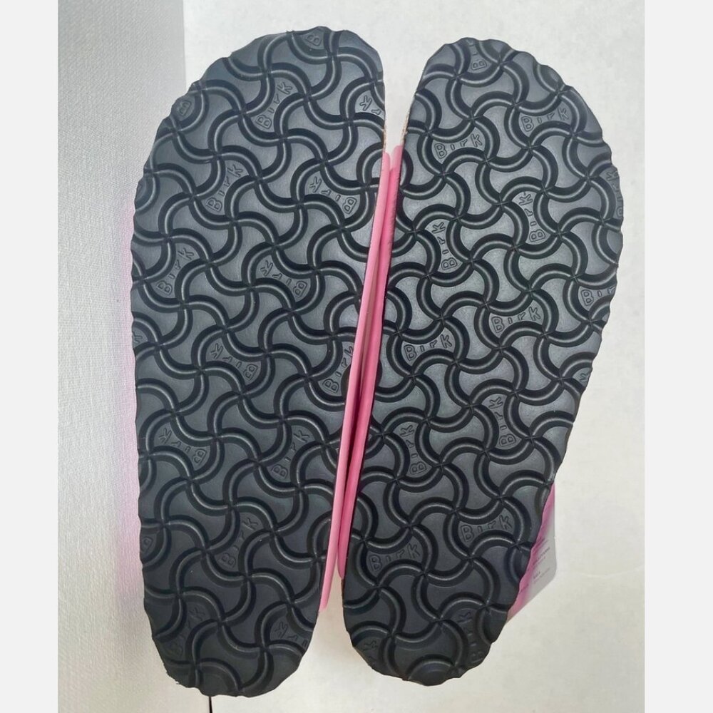 NEW! BIRKENSTOCKS ARIZONA BIG BUCKLE FONDANT PINK LEATHER SANDALS WOMENS 37 6 N - Picture 13 of 13